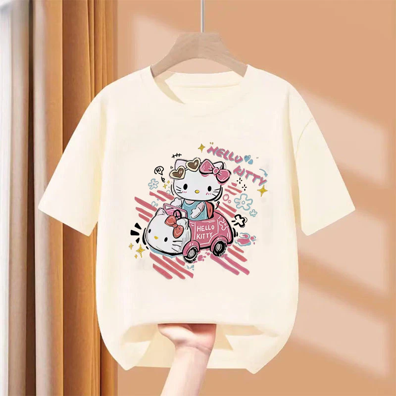 男女童短袖t恤夏装2025新款童装半袖纯棉体恤洋气儿童夏季上衣