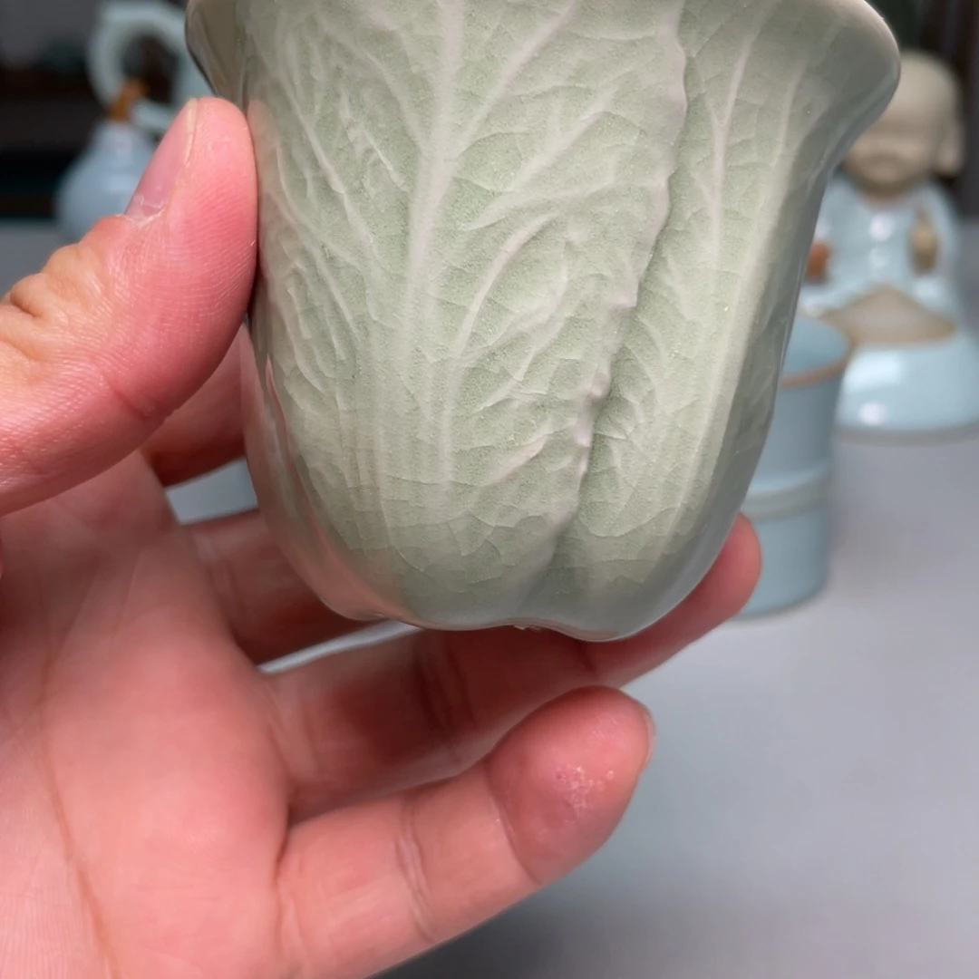 健***人瓷豆绿百财杯赵琳老师