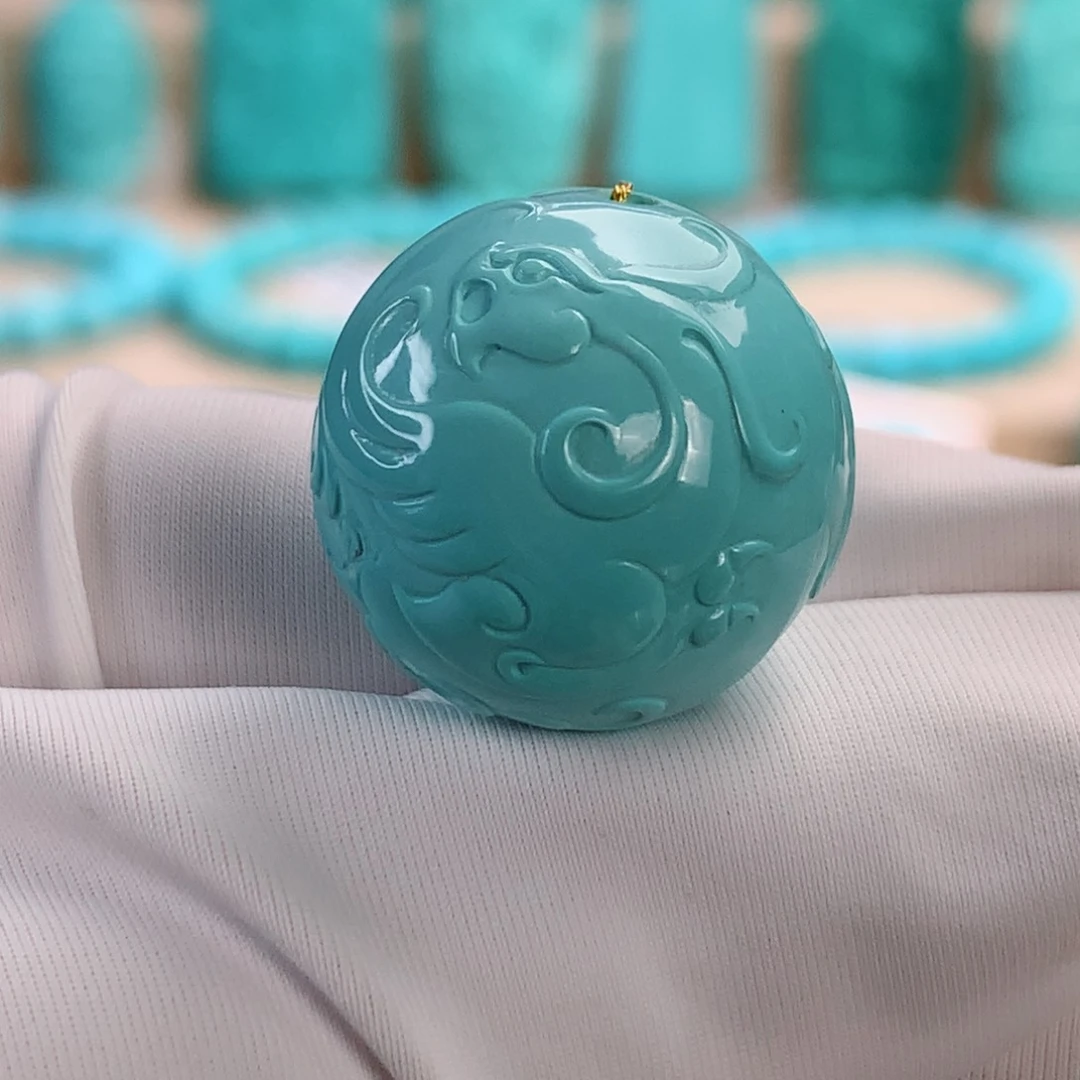 绿松石挂件未镶嵌