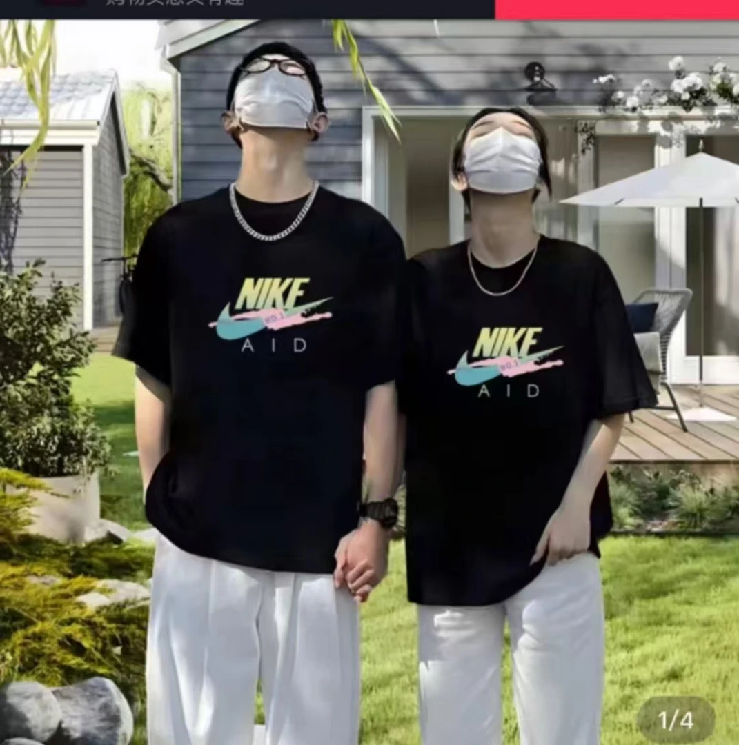 3【一折粉丝福利】夏季潮牌男女同款百搭圆领T恤