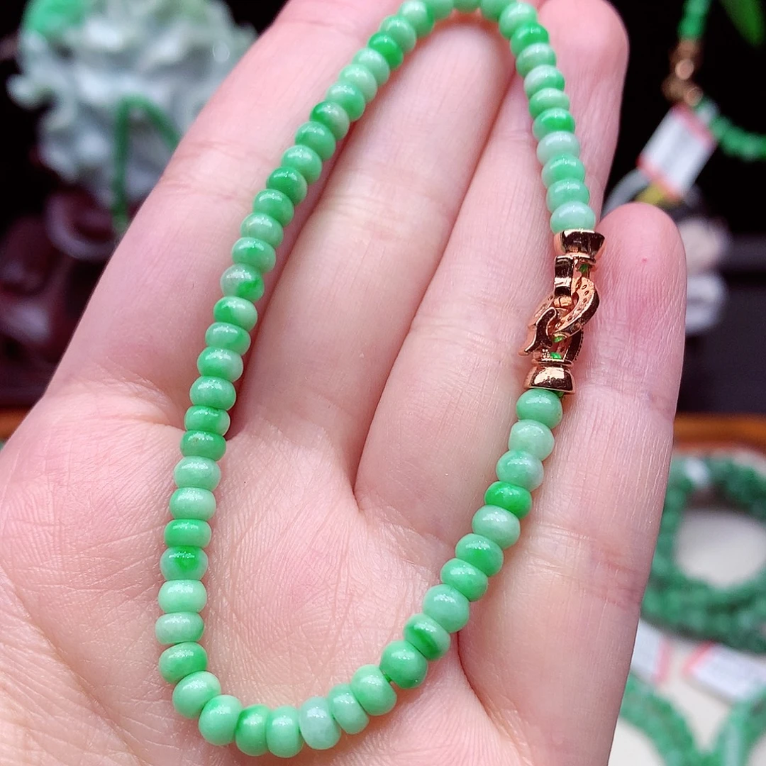 翡翠未镶嵌手链翡翠