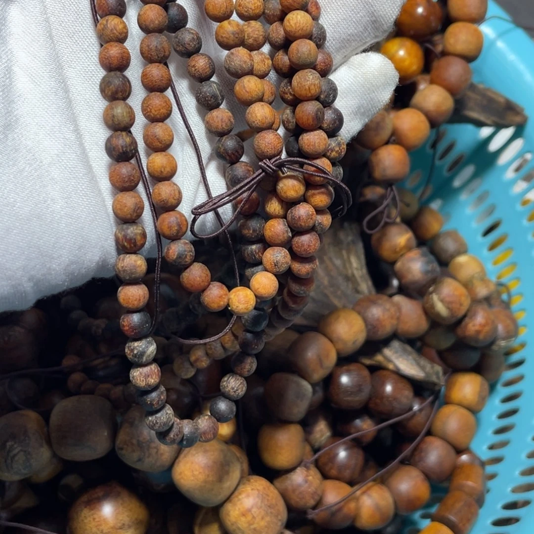 扇子雕*鲷贡木手串定制0.6两条