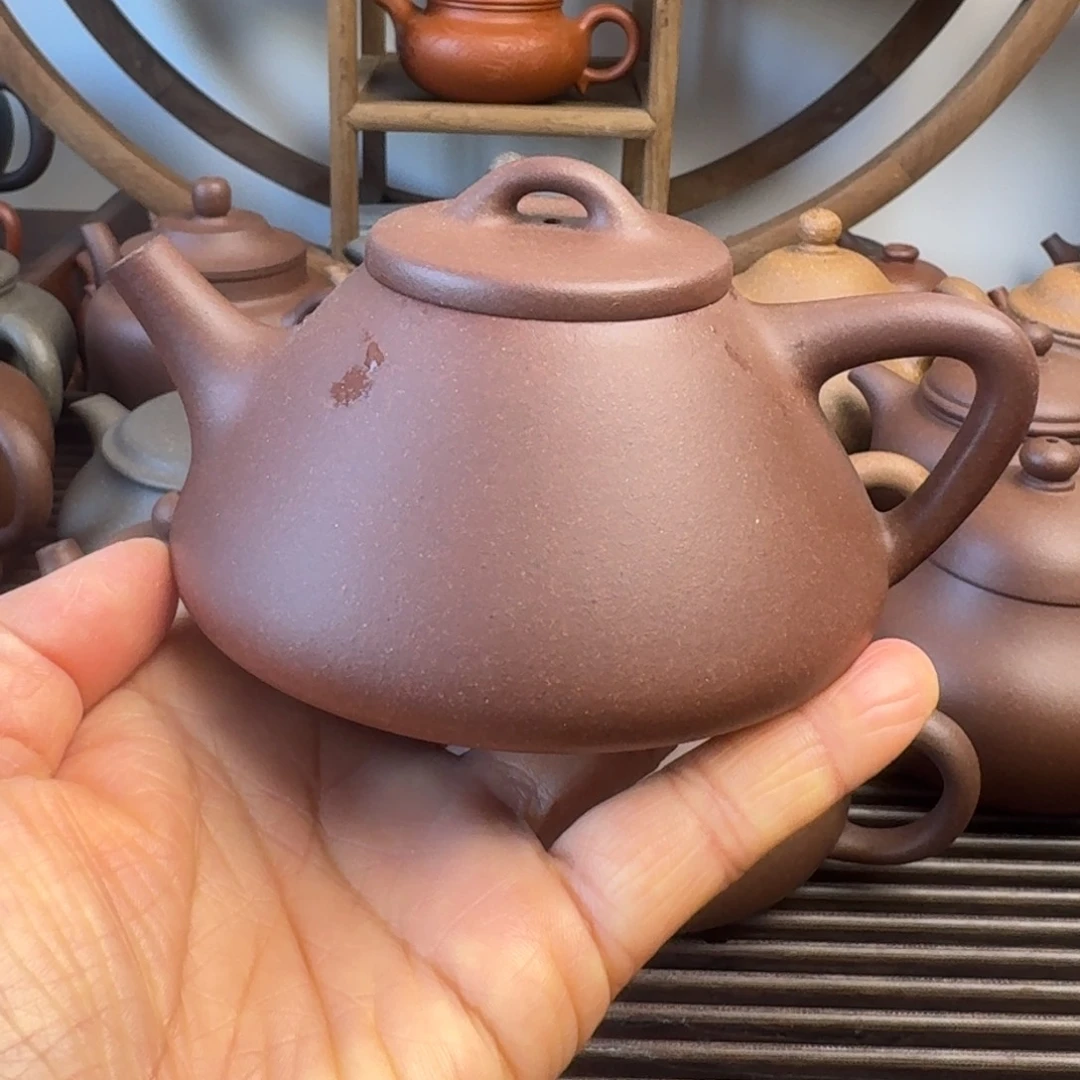紫砂茶壶200cc子冶石瓢嫩底槽清