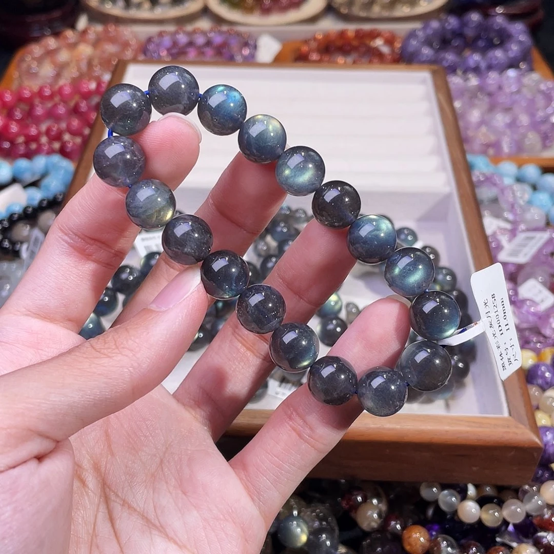 手链未镶嵌长石黑体灰月光11