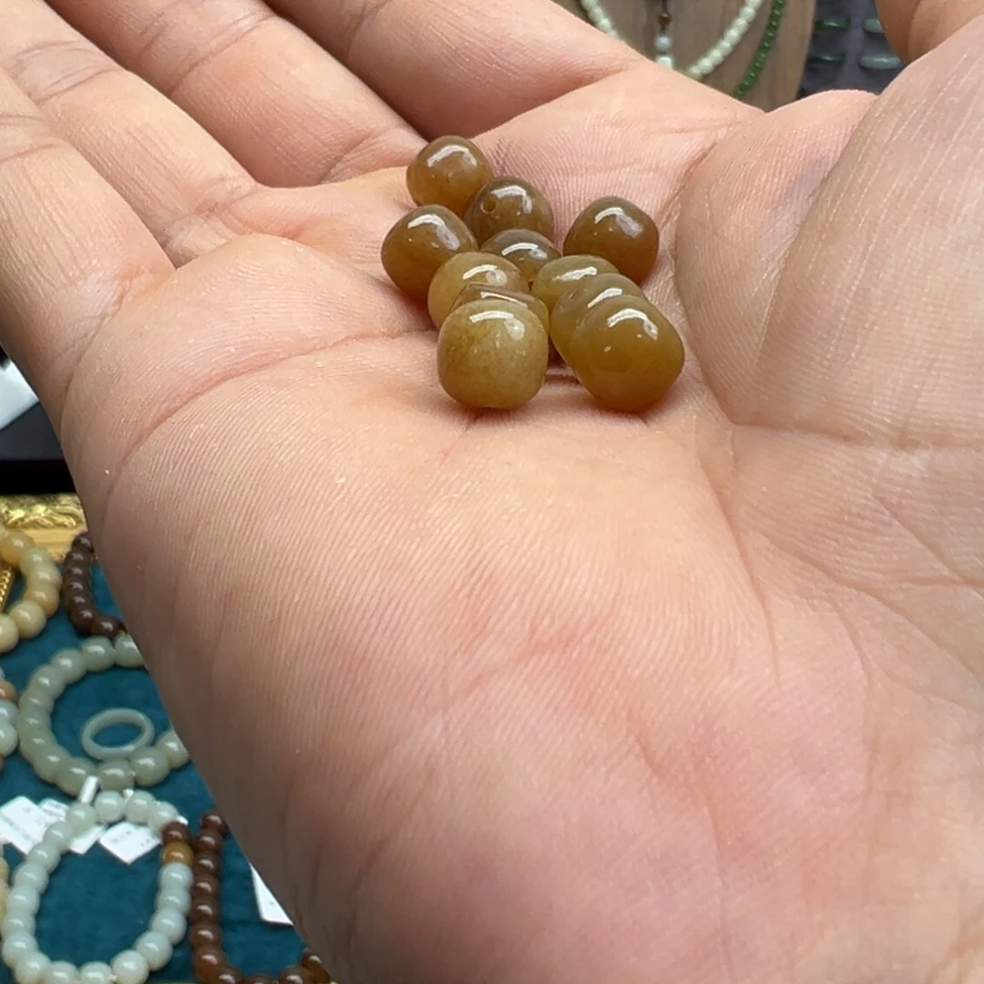 5***3手链未镶嵌和田玉（糖玉）