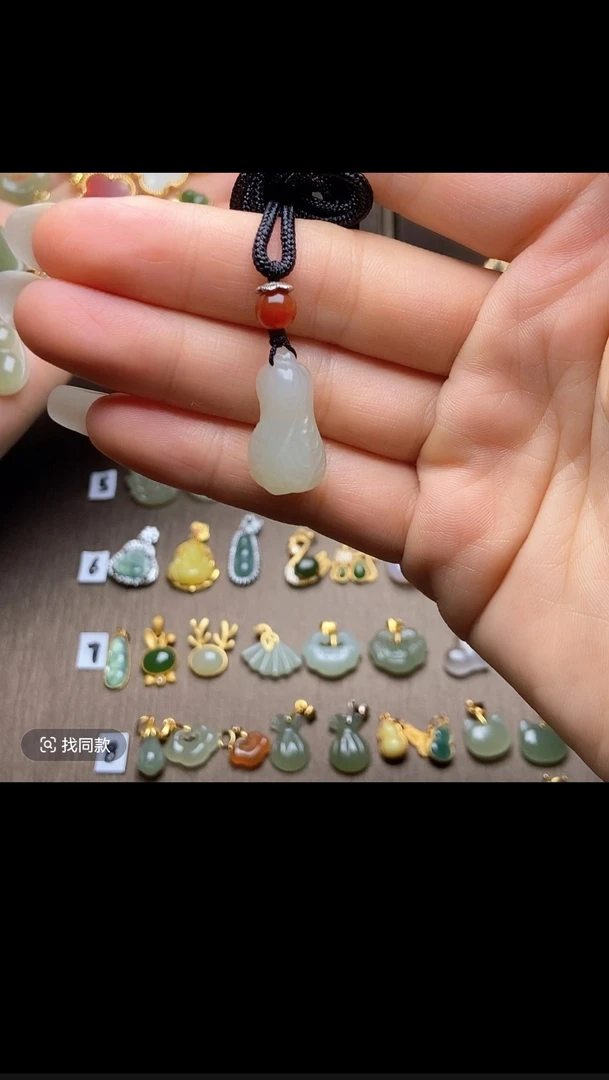 和田玉白菜22*11招财纳福  品质珠宝