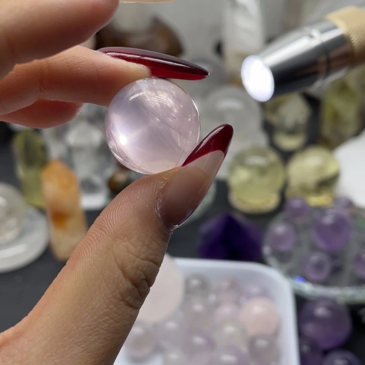 水晶40六芒星未镶嵌天然水晶