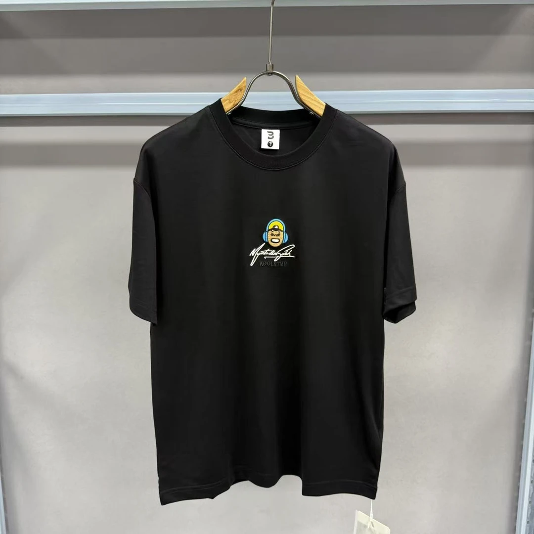 522/夏季新款重磅印花休闲简约时尚百搭短袖