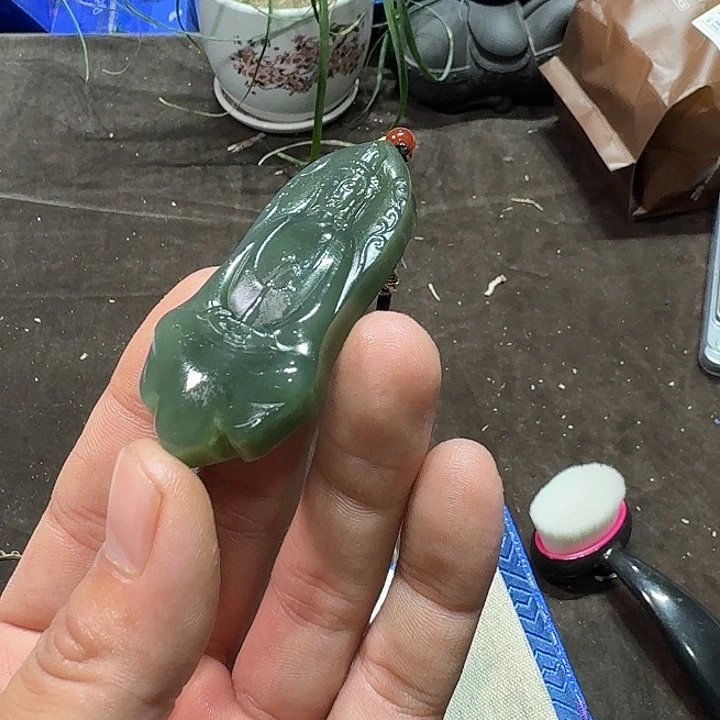 未镶嵌和田玉车挂