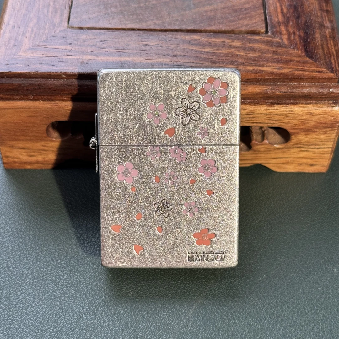 IMCO 桃花庵 填珐琅 906 1935  创意打火机复古男士个性防风