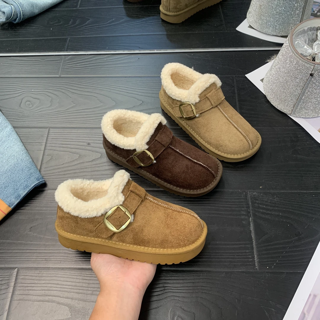 勃肯鞋女小个子3cm增高2025冬季加绒新款百搭韩版休闲时尚2030