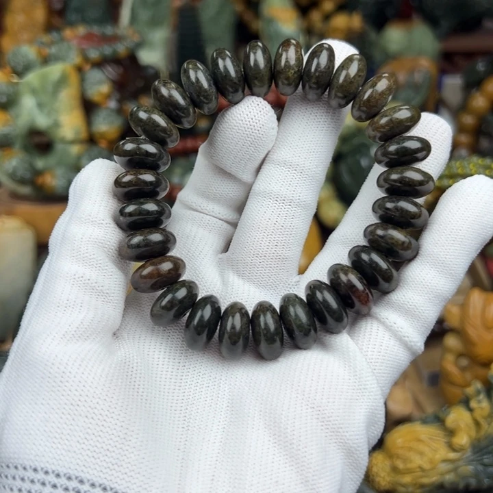 手串未镶嵌岫岩河磨玉（透闪石质玉）模*源