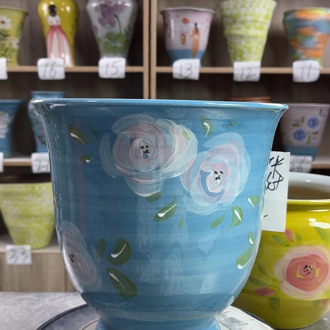 景德镇陶瓷花盆花盆