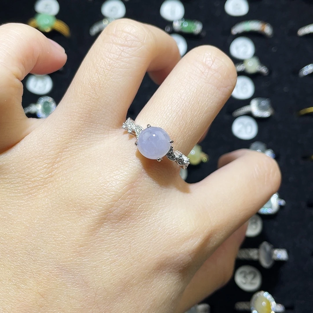 翡翠未镶嵌戒指戒指