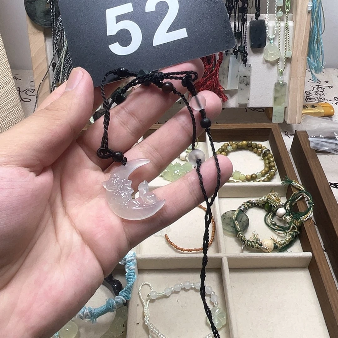 蛇纹石玉合金手链