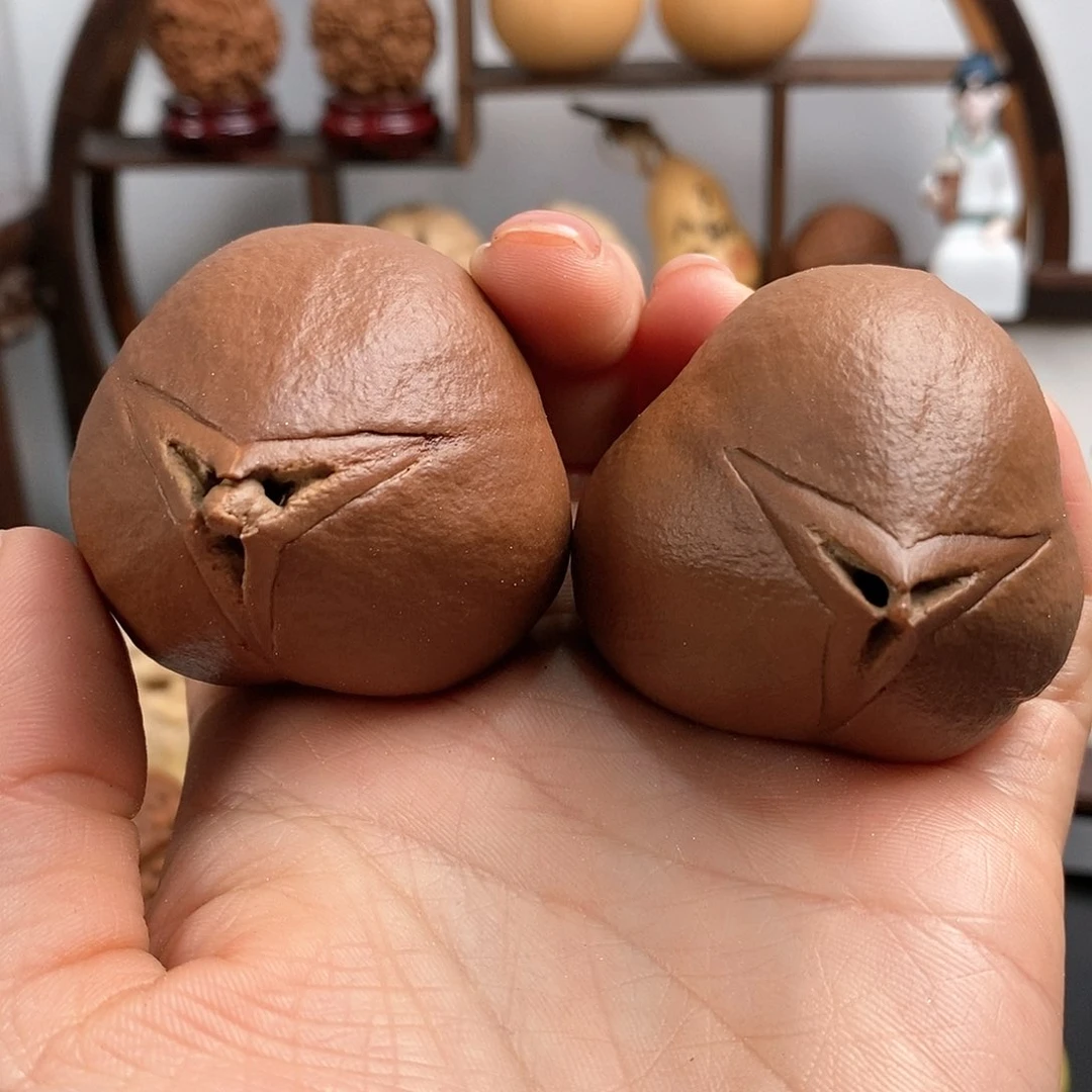 文玩核桃把件用****1蟠桃三花大橄榄48