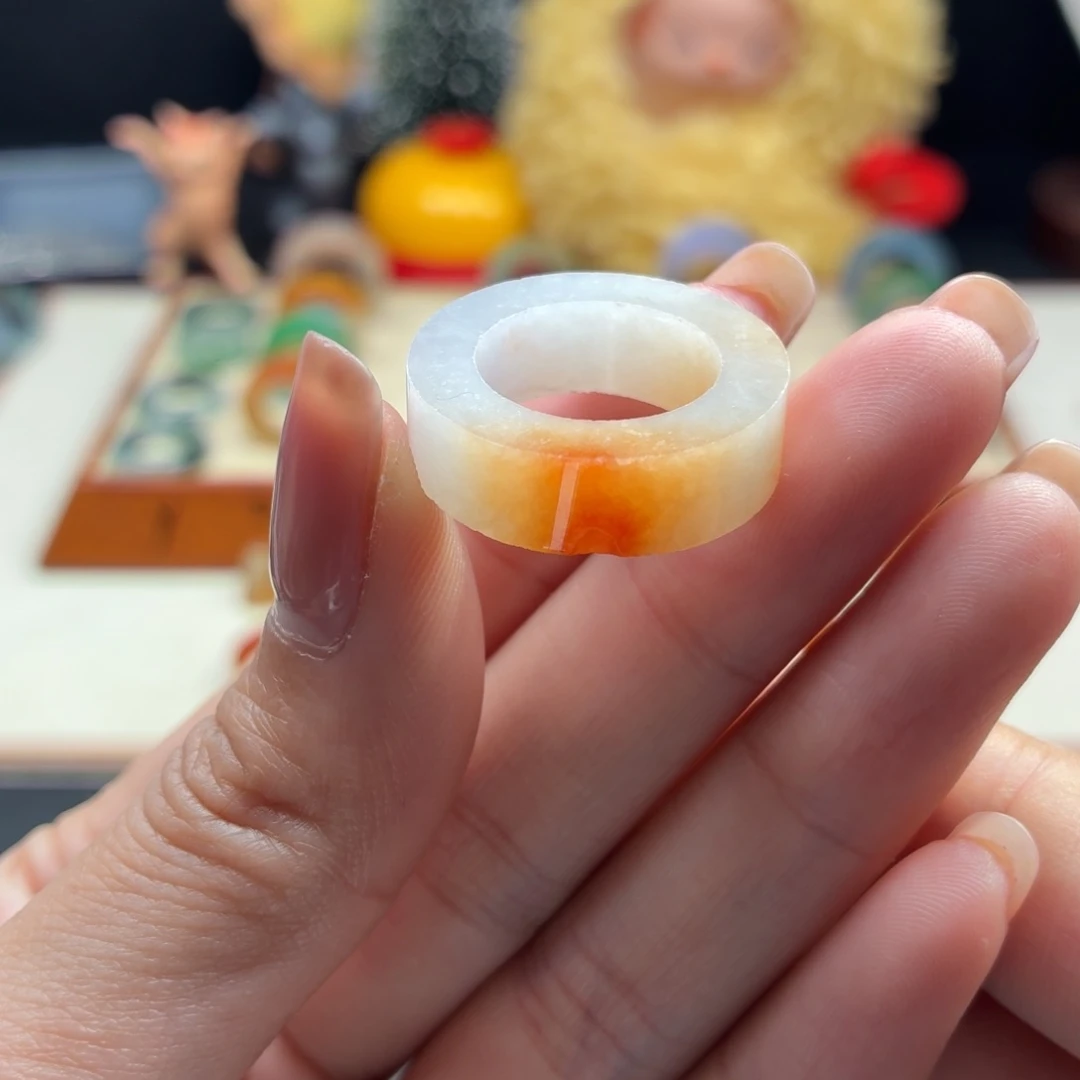 未镶嵌定制翡翠心想事橙9-12#