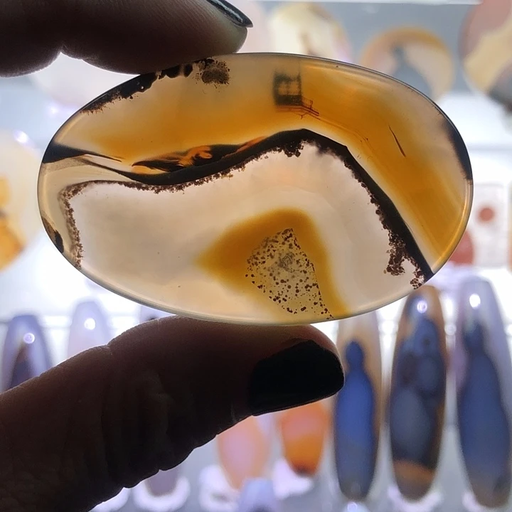 玛瑙/玉髓合金颈饰129