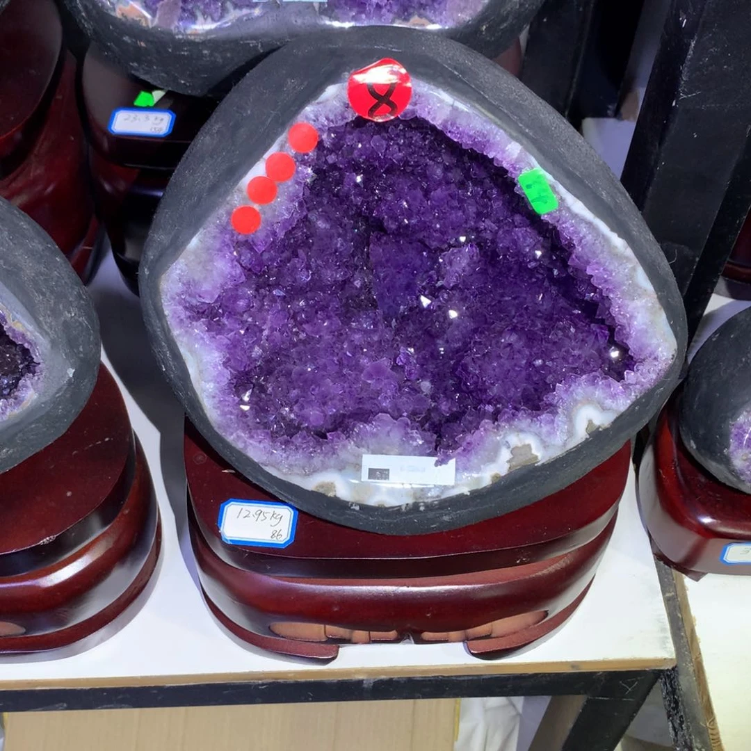 未镶嵌紫晶大型摆件（非配饰）月