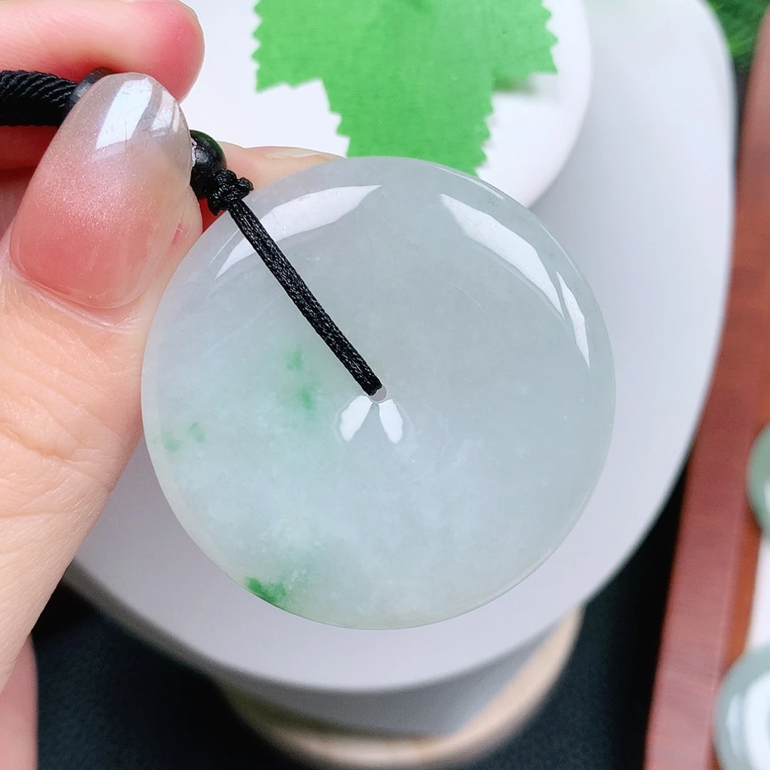 翡翠未镶嵌颈饰平安41-6