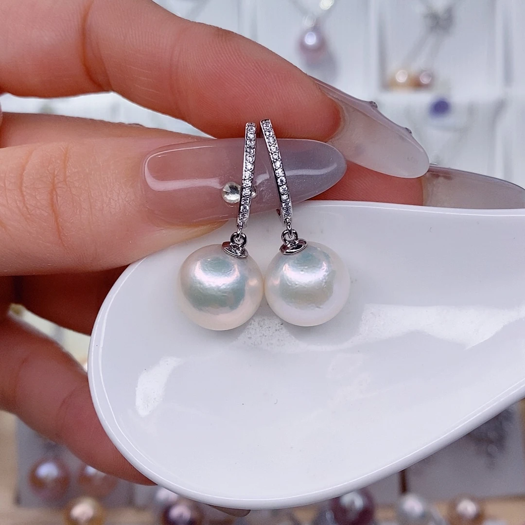 淡水珍珠耳饰未镶嵌12➕