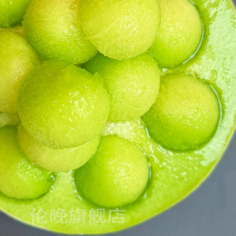 甘肃大漠玉菇甜瓜 藤上熟冰淇淋奶油瓜 净重4.5-9斤