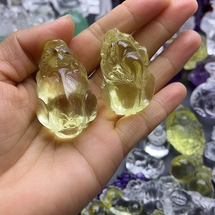 水晶摆件未镶嵌珊*摆件