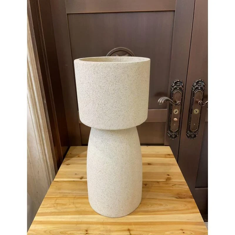 镁泥花盆黑金刚黑珍珠高山欧式简约轻奢办公室落地透气大号盆器