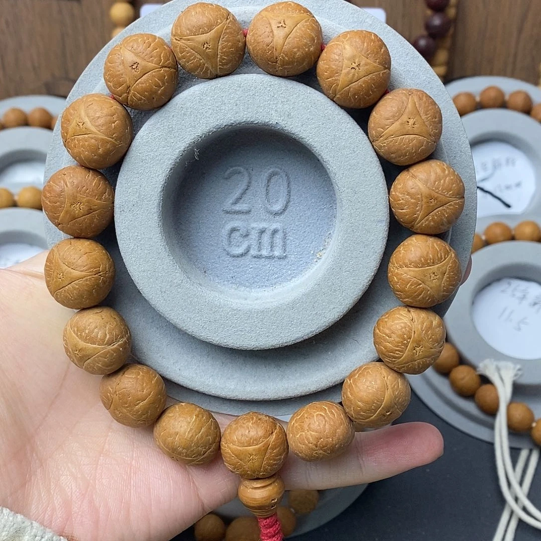 凤眼菩提手串保尼泊尔16mm+龙眼手串