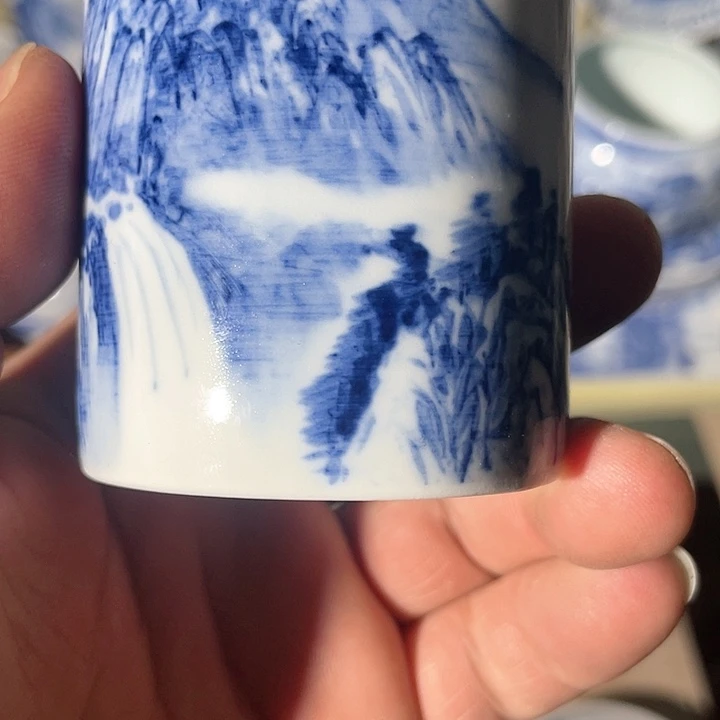 盘用****5景德镇瓷器手工手绘