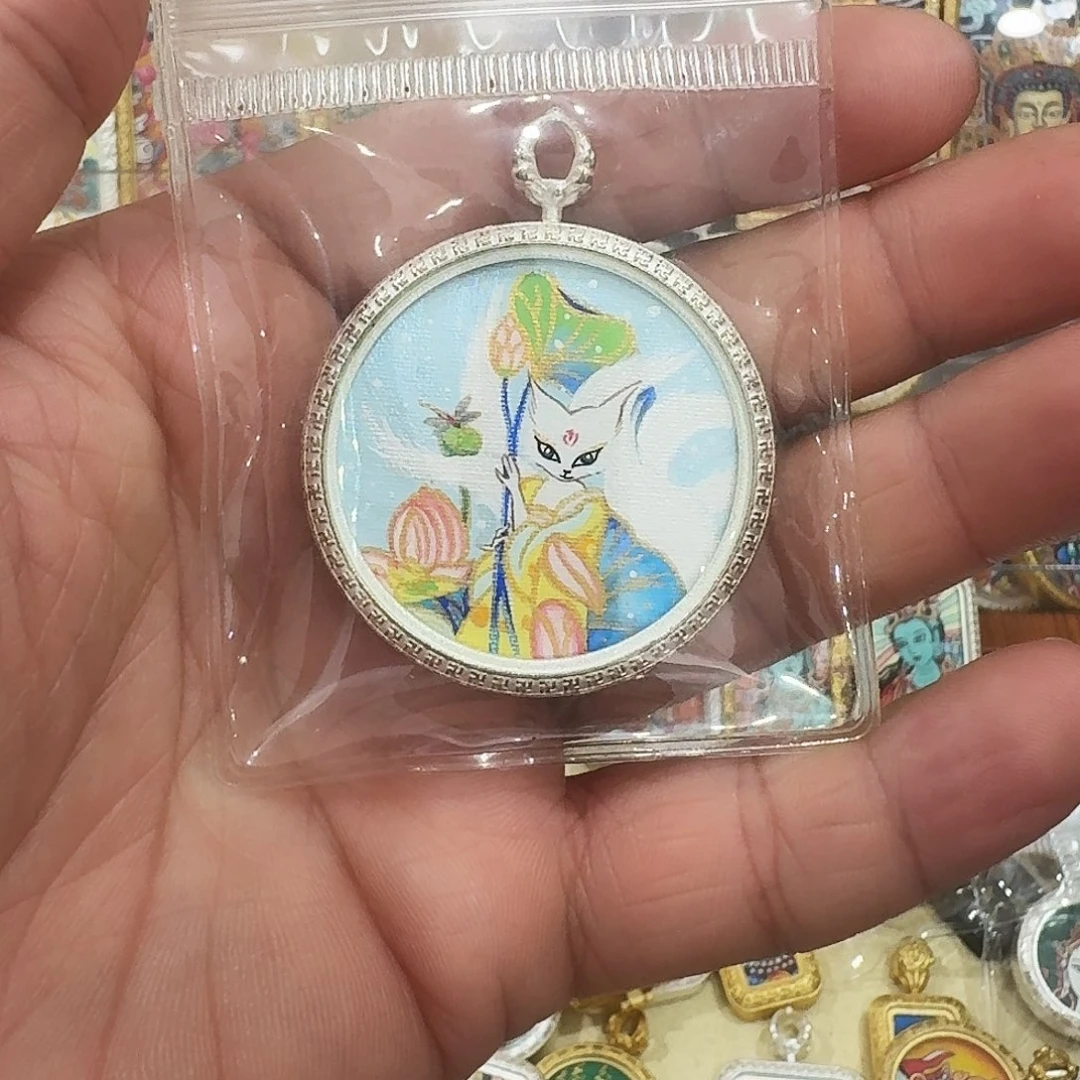 吊坠福利，九尾狐唐卡