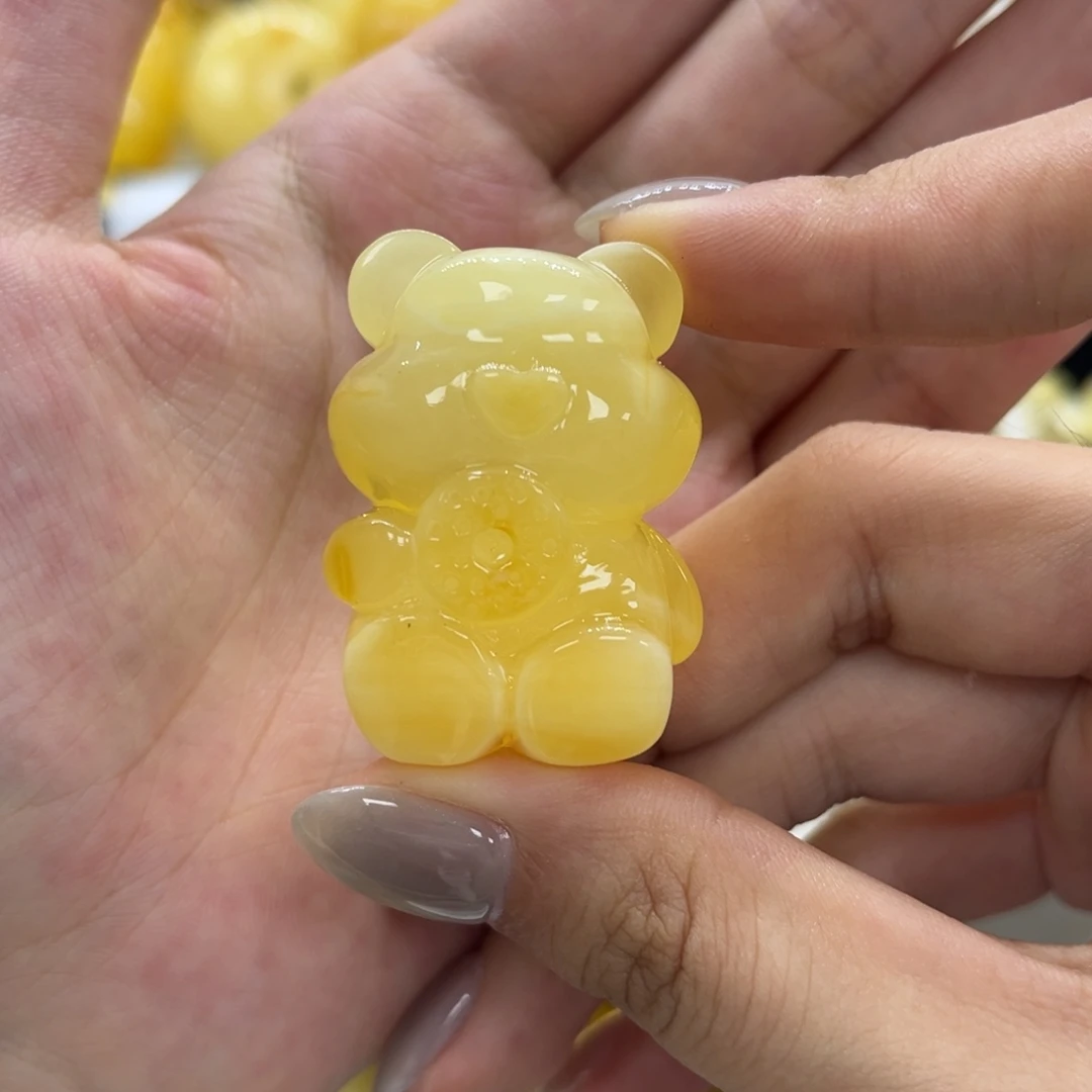 琥珀颈饰未镶嵌天然琥珀