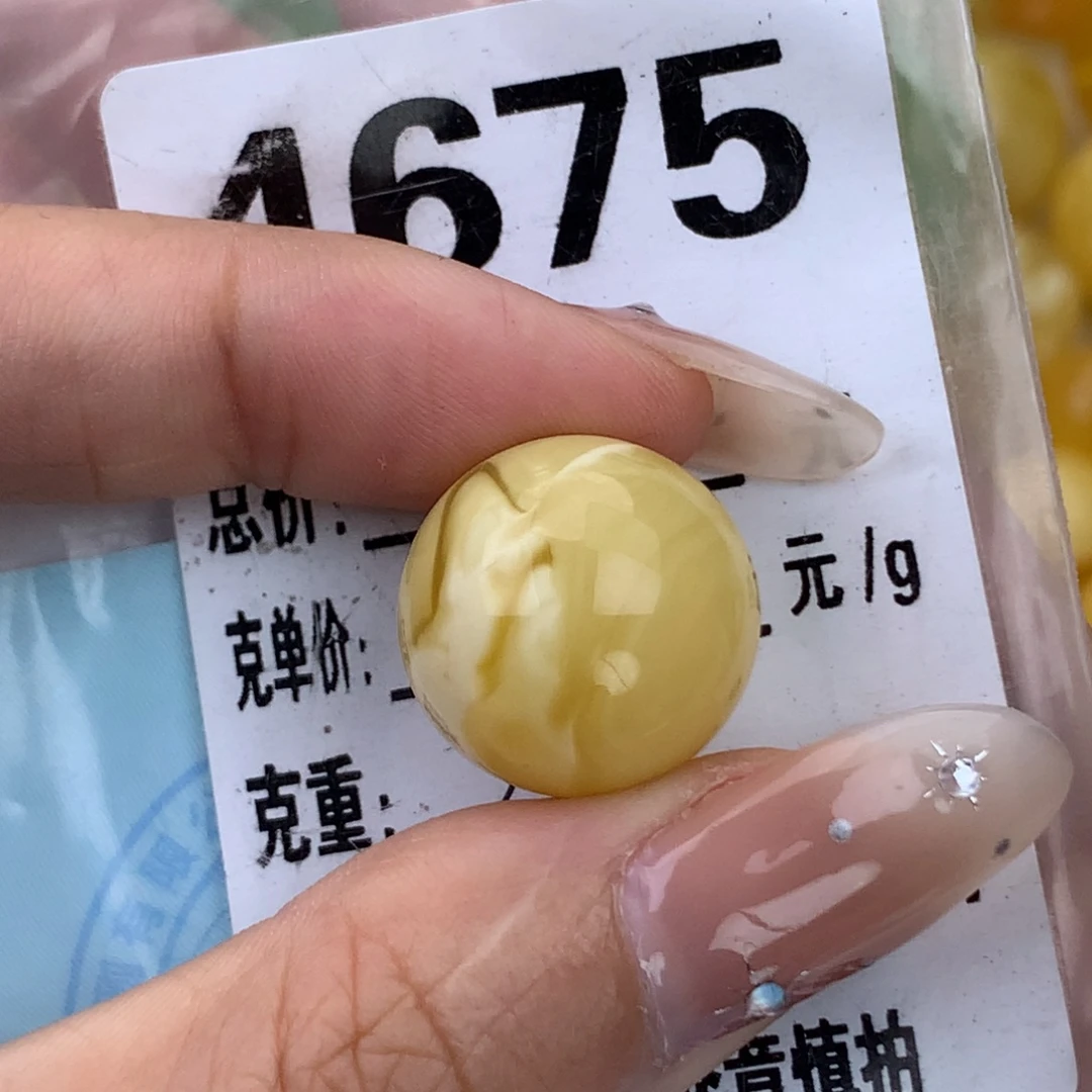 蜜蜡未镶嵌珠宝奇石17.2 植物