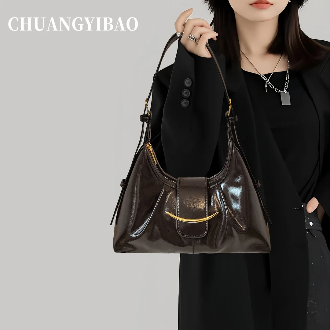 高级质感复古大容量单肩腋下包包女2025新款潮秋冬百搭通勤手拎包