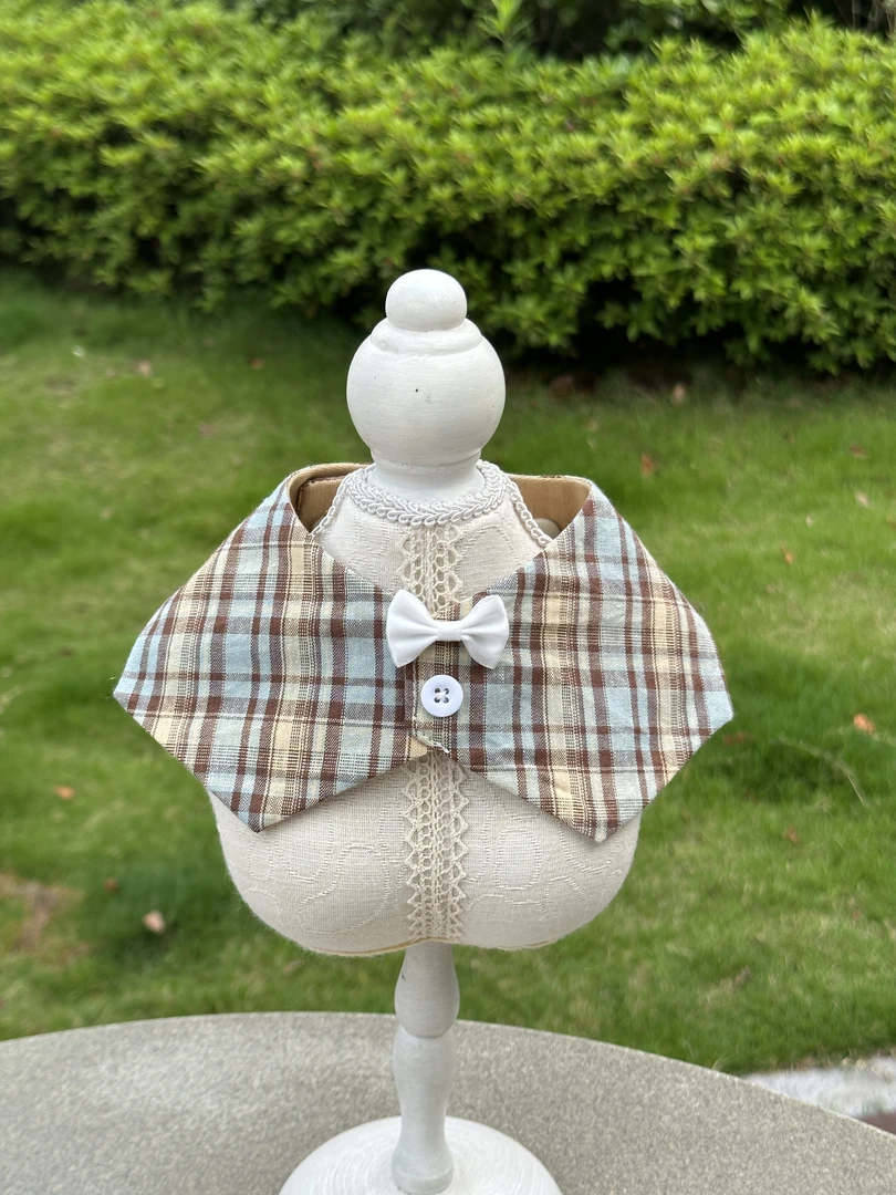 小马甲宠物口水巾3色绅士