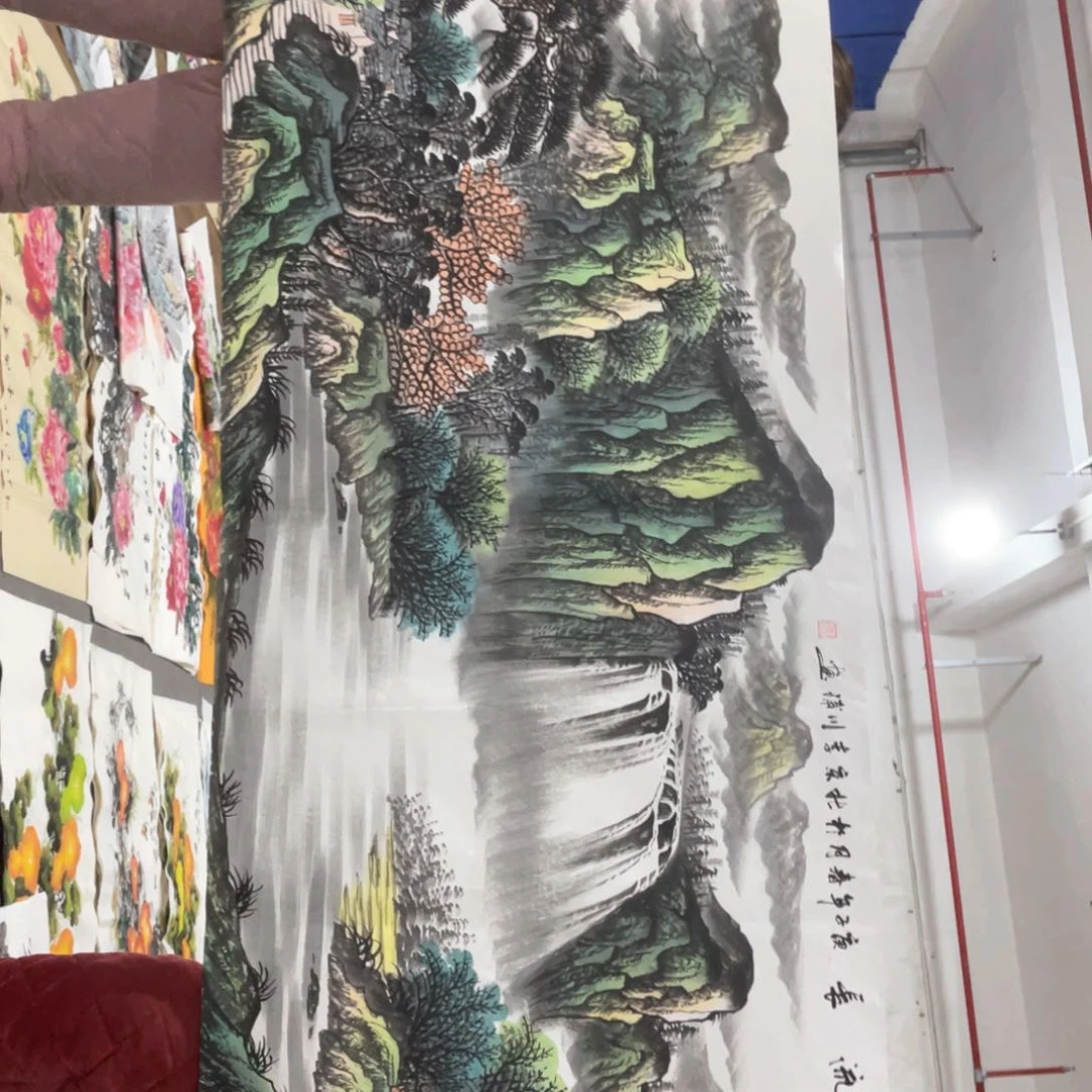 国画国画作者画心一张