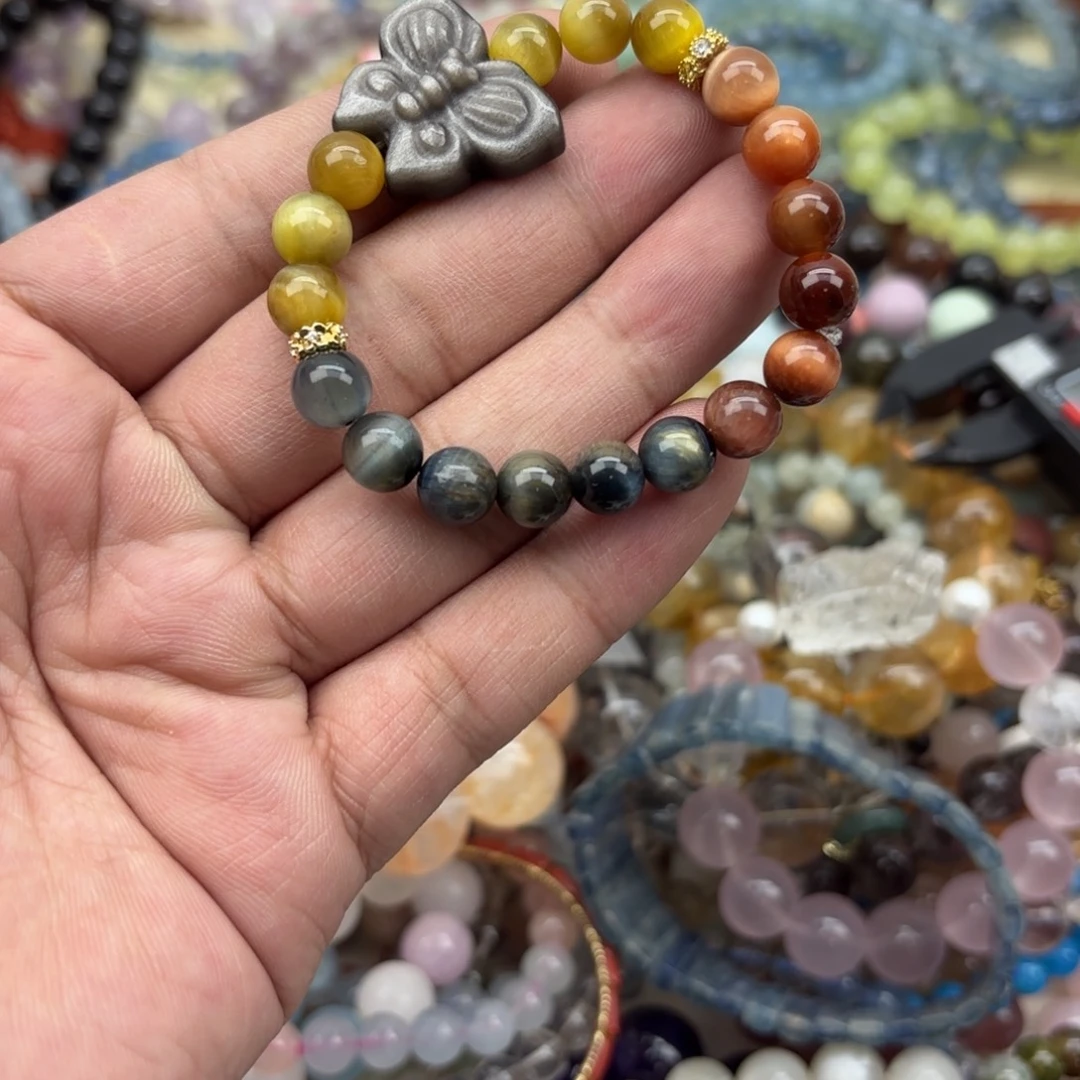 银S925镶嵌水晶手链