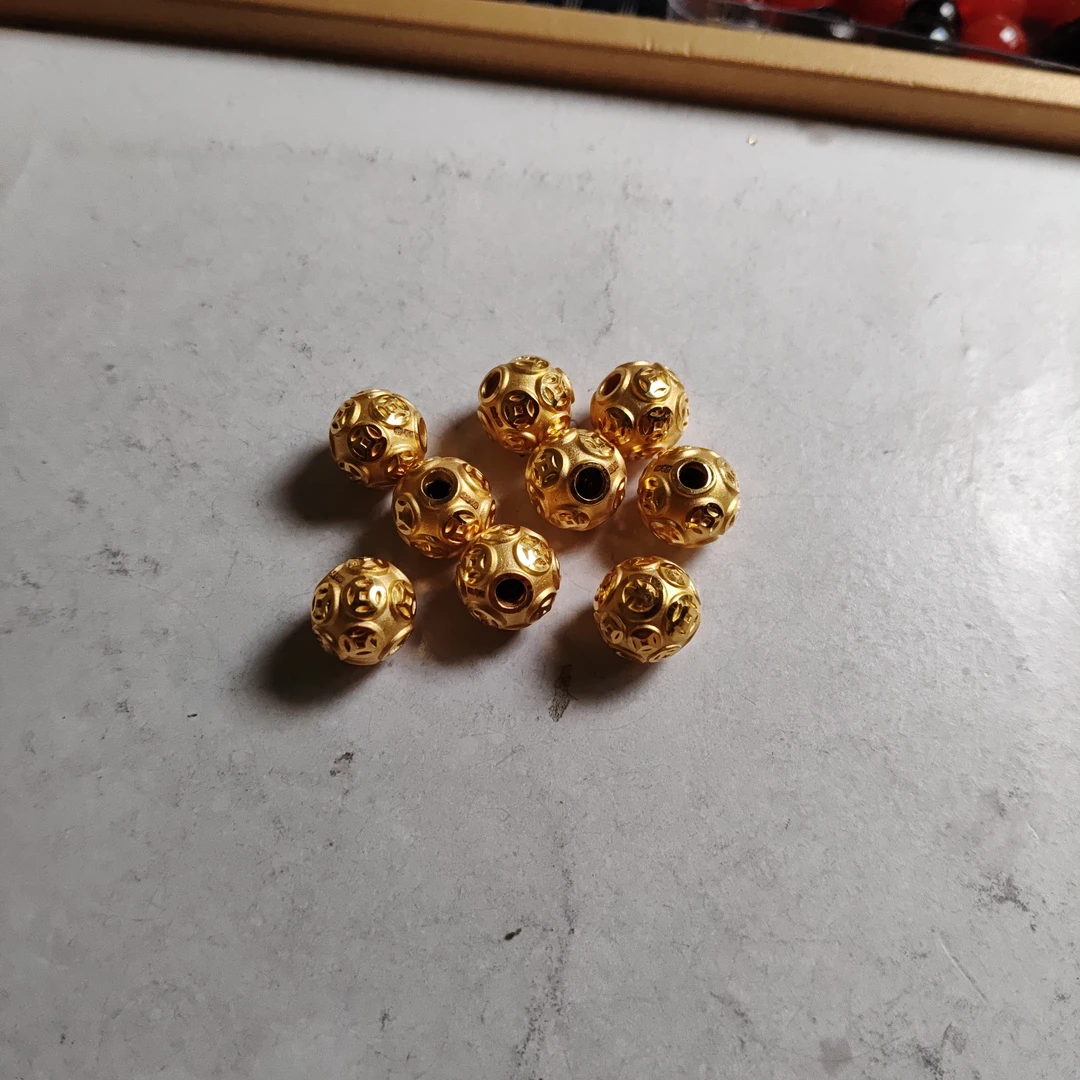 金元宝足金999貔貅珠子首饰