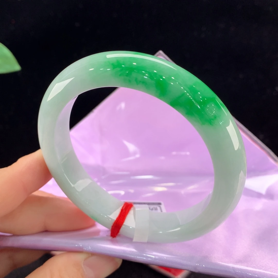 翡翠未镶嵌手镯0060