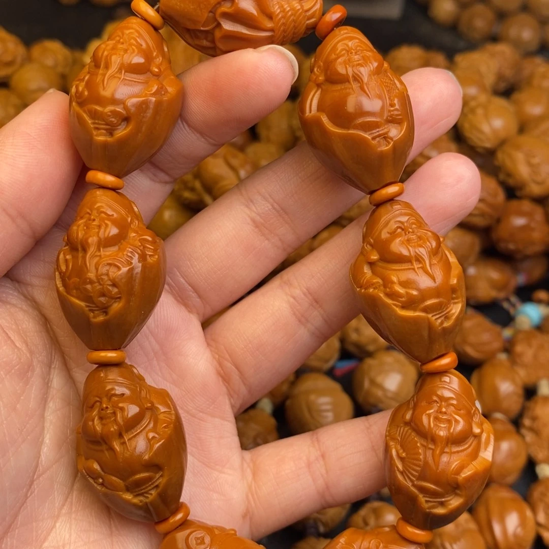 橄榄核吊坠包衣财神1.7+