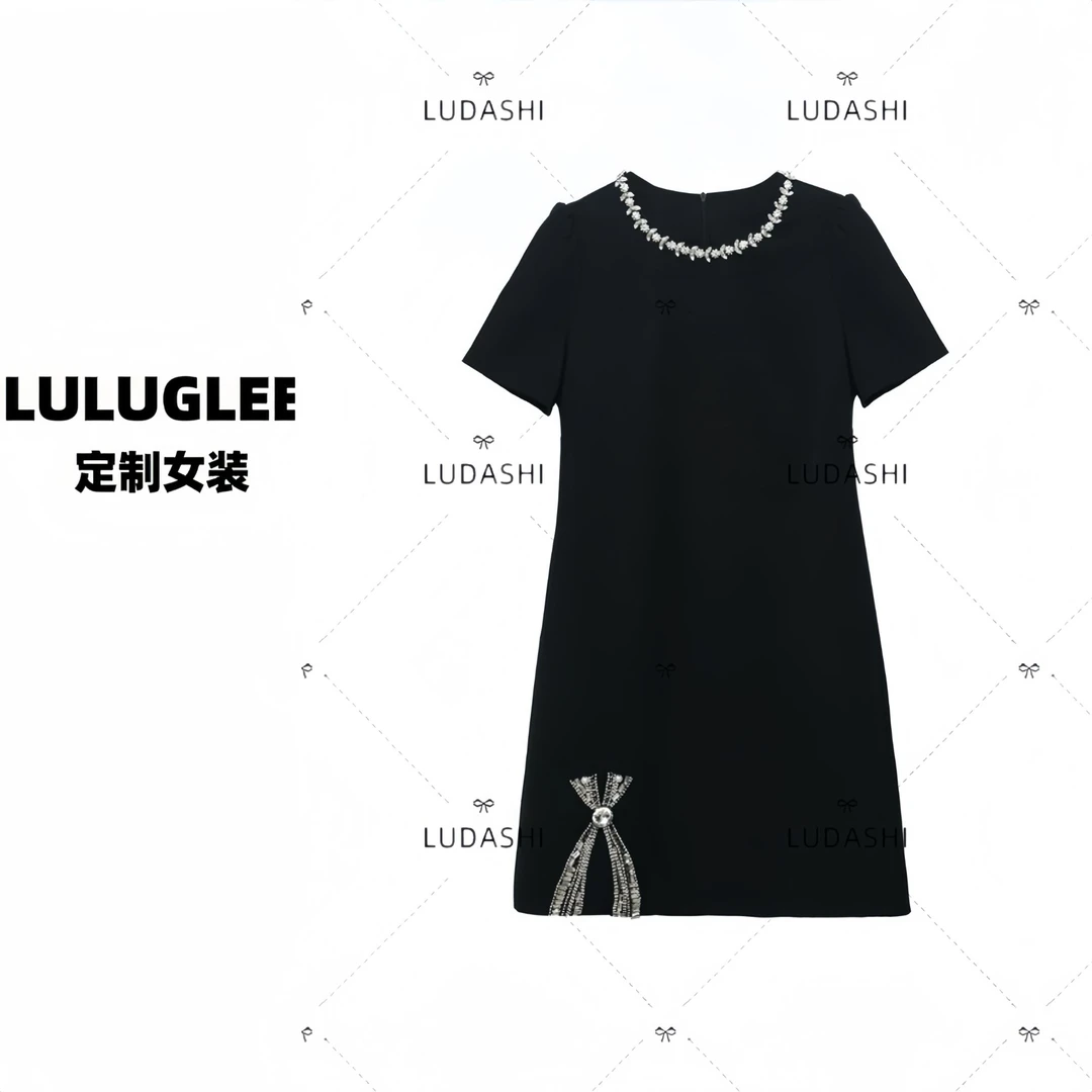 【富家千金】夏款女装连衣裙气质时尚收腰显瘦连衣