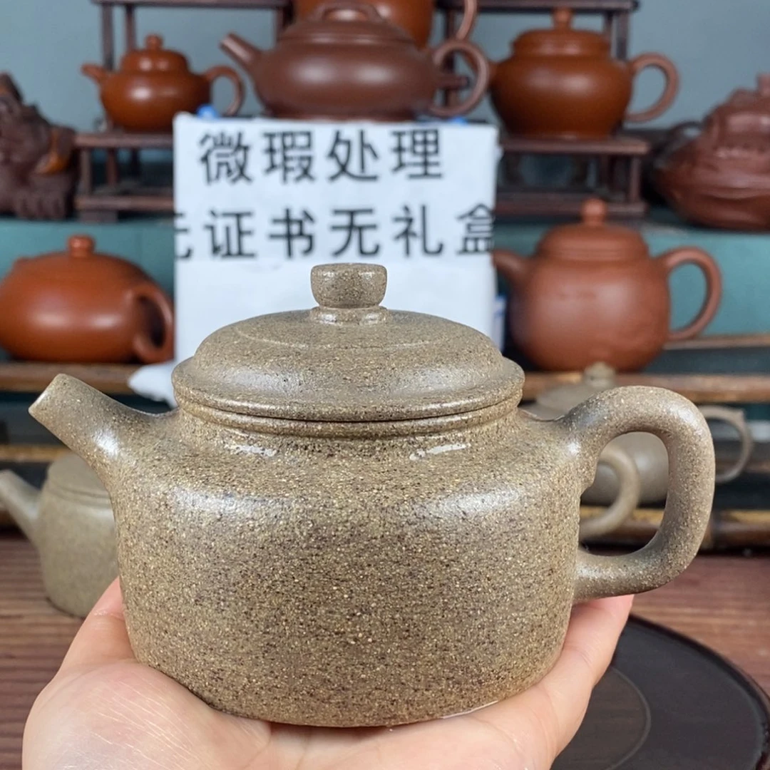 茶壶紫砂德钟。青降坡。190
