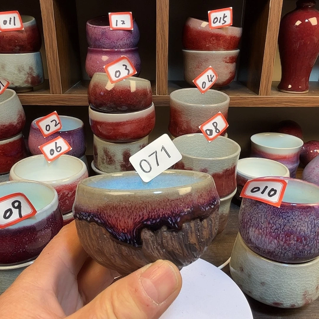 杯子钧瓷#钧瓷#原矿釉#高温#茶器#非遗传承