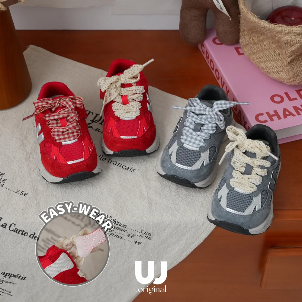 cbc儿童鞋子鸳鸯携带复古透气网面运动鞋时尚百搭童鞋 247036