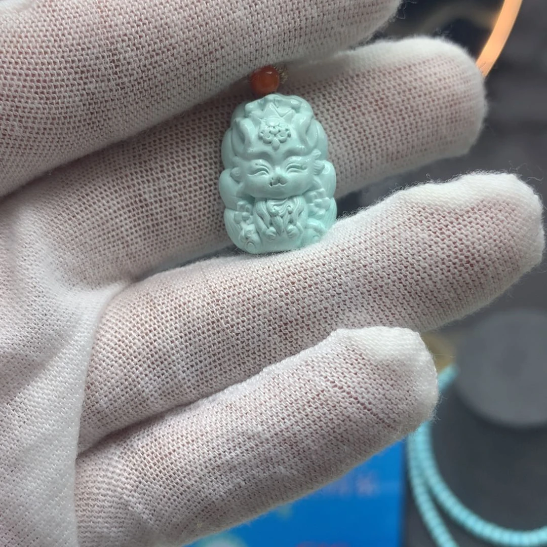 绿松石挂件未镶嵌