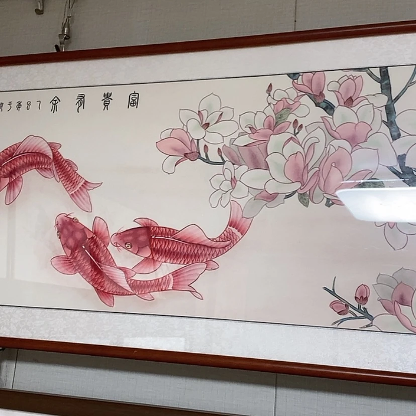 【闪购商品】国画手绘国画工笔带框