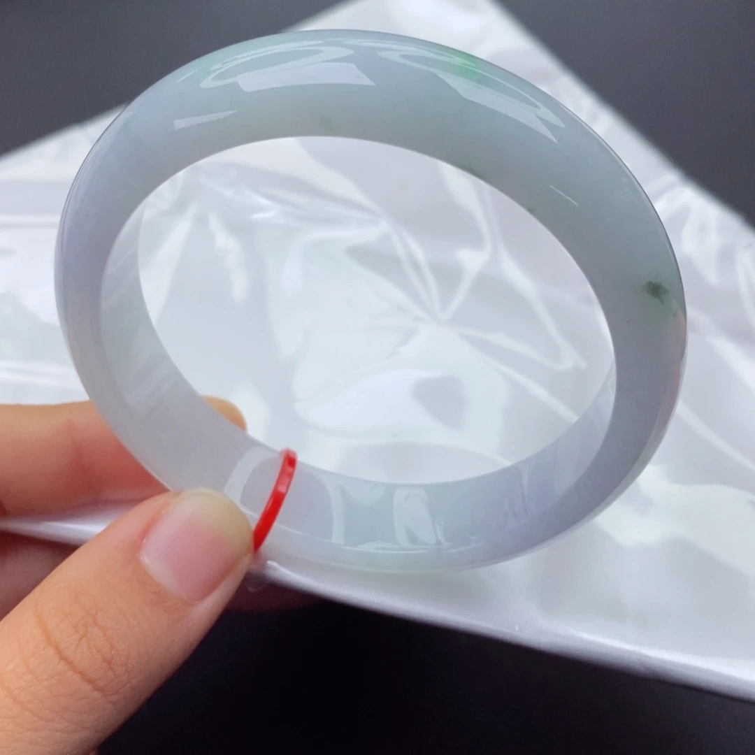 翡翠未镶嵌手镯58正圈