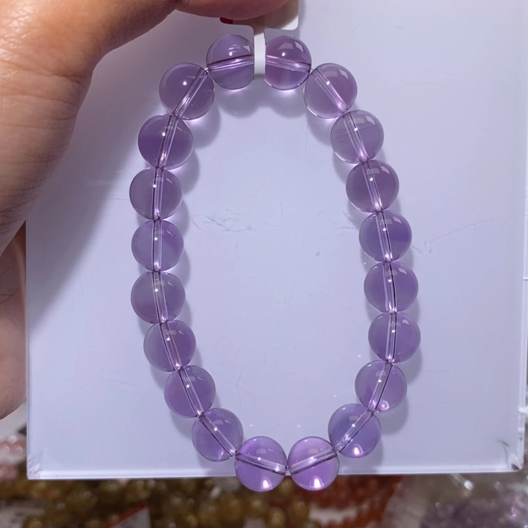 【闪购商品】水晶手串未镶嵌玻利维亚紫水晶10.1mm