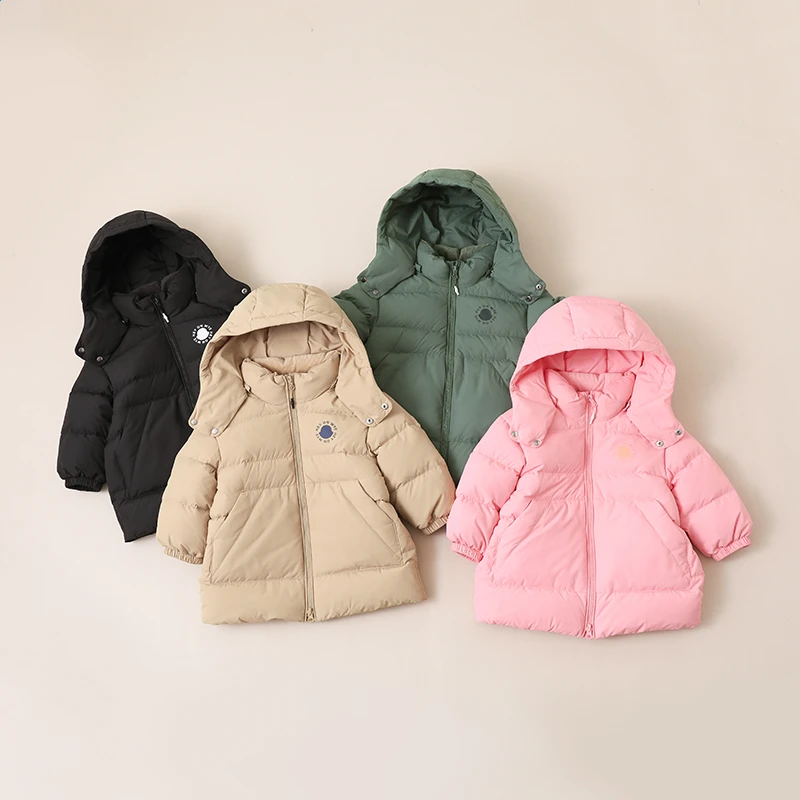儿童羽绒服男童90绒女童装羽绒服冬季宝宝保暖外套小中大童23972