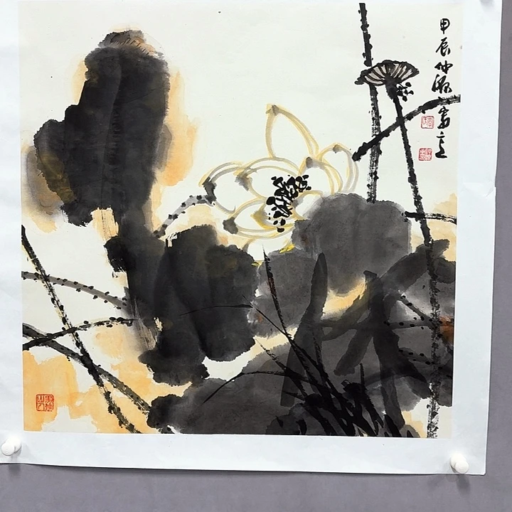 国画亲笔手绘放心去藏